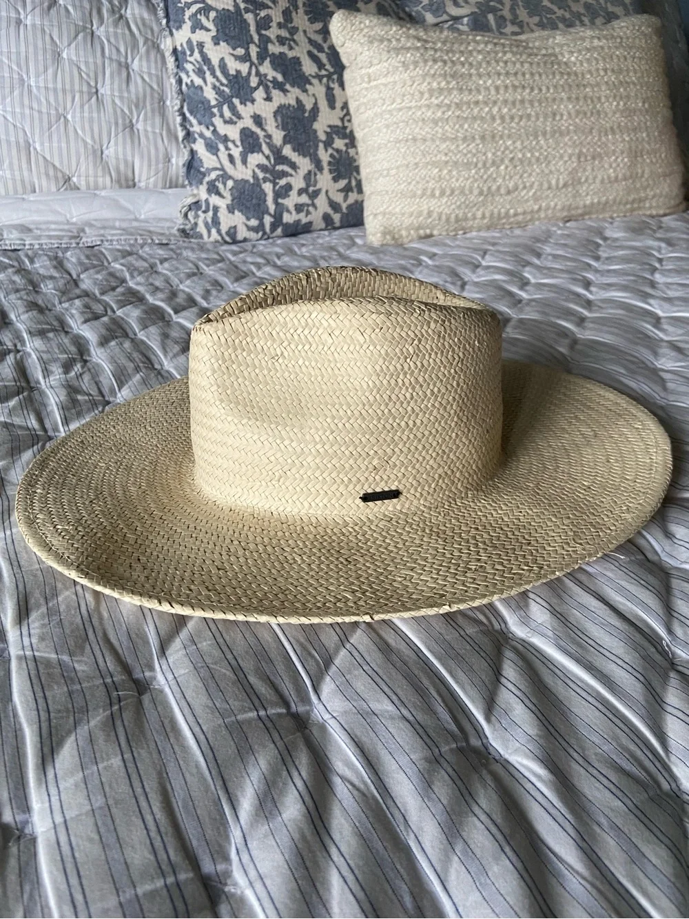 Brixton Natural Straw Rancher Hat